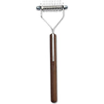 Mars Coat King Blunt Dematting Undercoat Grooming Rake Stripper Tool For Dogs And Cats 12 Blade Stainless Steel German Engineered