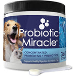 Nusentia Probiotic Miracle For Dogs And Cats Advanced Species Specific Probiotics And Prebiotics Powder Three Hundred Sixty Scoops