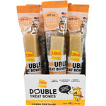 Ultra Chewy Peanut Butter Double Treat Bones Long Lasting Dog Treats For Large And Small Breeds 24 Count