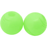 Chew King Glowing Fetch Ball For Dogs Durable Natural Rubber Toy 2 Piece Set 3 Inch