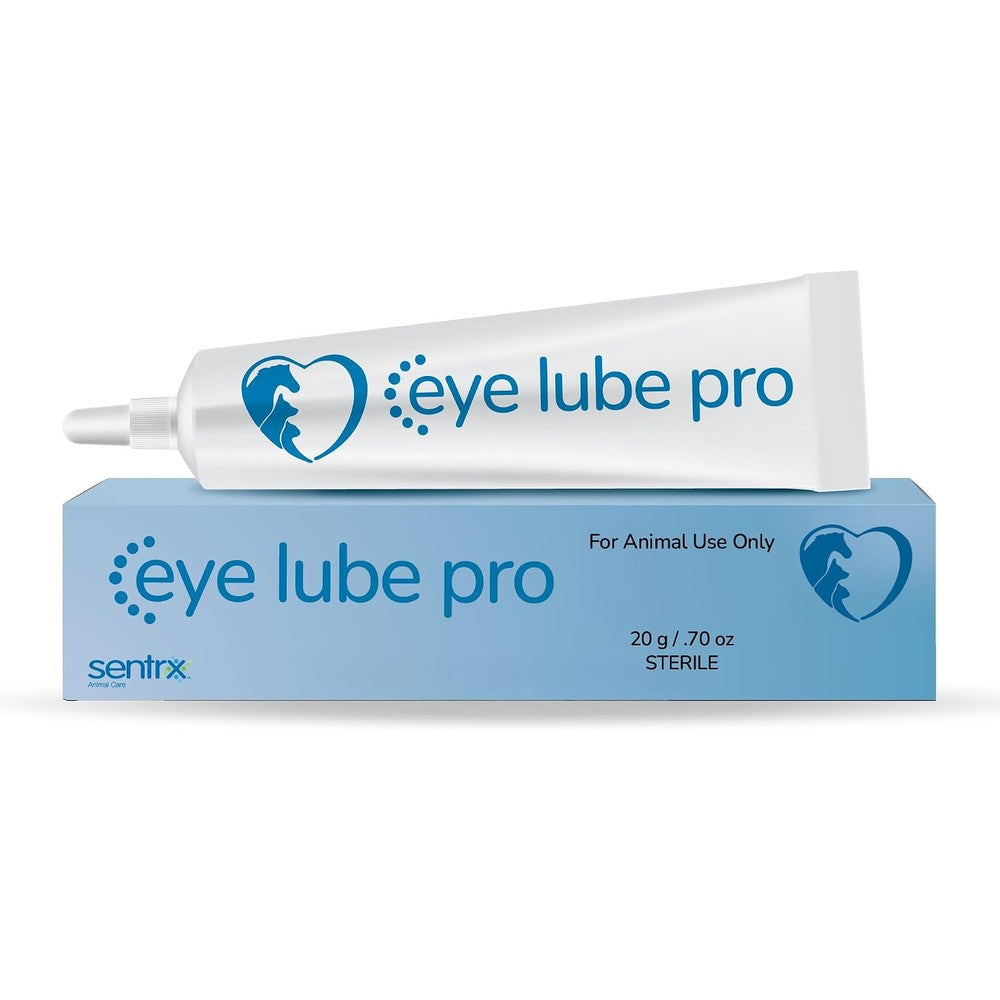 Sentrx Eye Lube Pro Hydrating Gel Eye Drops For Dogs Cats And Horses Sterile Corneal Lubricant With Hyaluronic Acid And Carbomer 20 Grams