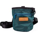 Wilderdog Dog Training Treat Pouch With Magnetic And Zipper Closure Carabiner Attached And Adjustable Waist Strap Green 0.8 Liter Capacity
