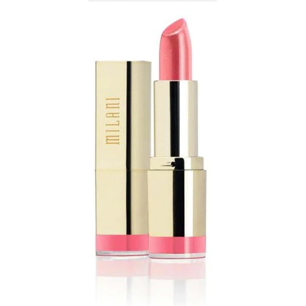 Milani Color Statement Lipstick 39 Sugar Glaze Light Pink With Coral Shimmer 3.97 Grams
