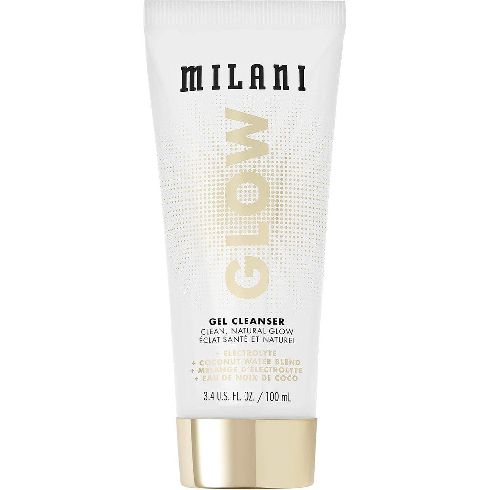 Milani Glow Gel Cleanser Hydrating Face Wash Cleanser With Vitamin C And Coconut Water For Glowing Skin Three Point Four Fluid Ounces