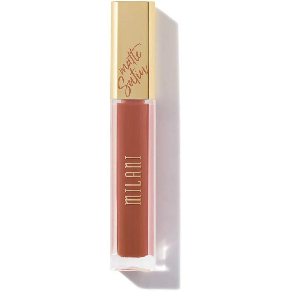 Milani Amore Satin Matte Lip Creme In Velvet 0.22 Fluid Ounce Cruelty Free Nourishing Liquid Lipstick With Full Matte Finish
