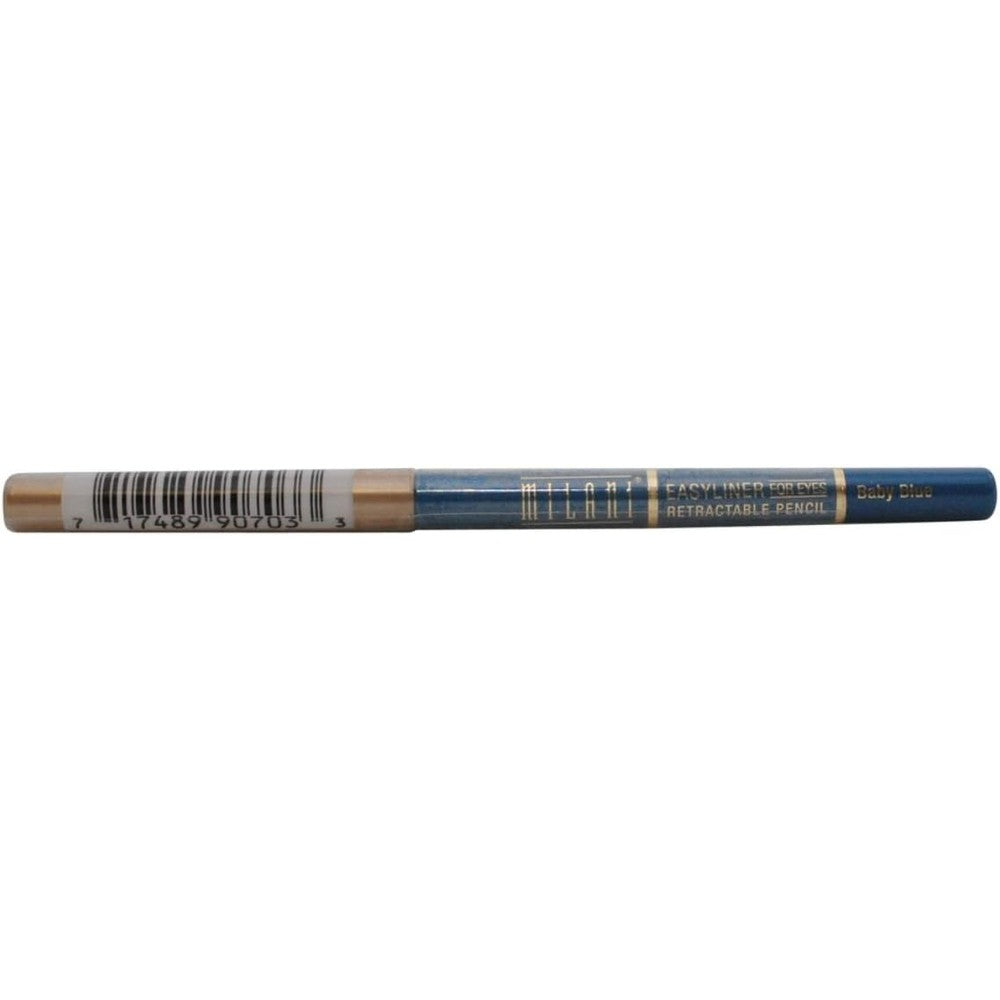 Milani Easy Liner For Eyes Retractable Mechanical Eyeliner Pencil Smooth Glide Define Waterproof Eye Makeup In 03 Baby Blue 0.009 Ounce