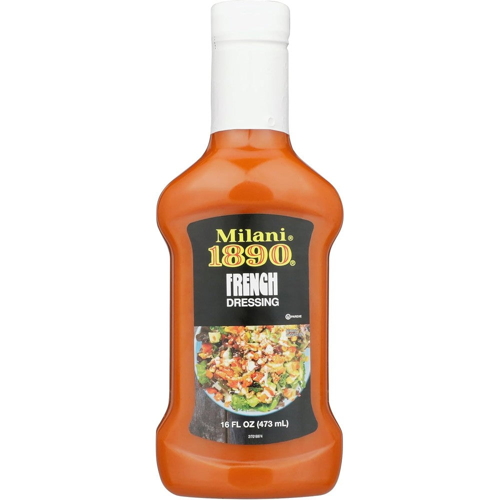 Milani 1890 French Dressing And Barbecue Cooking Sauce Light Tangy Vinegar Flavor Perfect For Salads Beef Chicken Marinades 16 Fluid Ounces