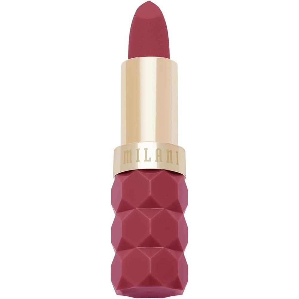 Milani Color Fetish Matte Lipstick Hydrating Velvet Finish Full Coverage Long Lasting Moisturizing Cream Lip Color 0.14 Ounce 380 Smitten