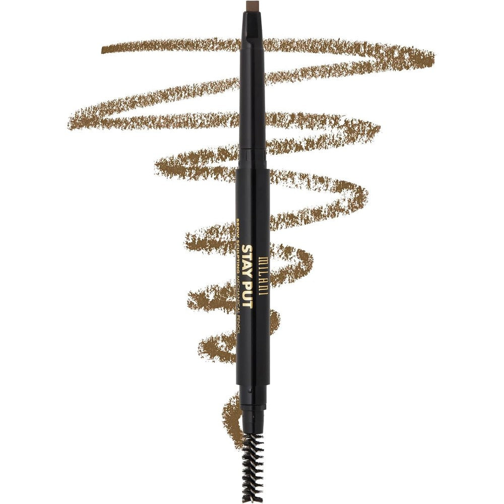 Milani Stay Put Brow Sculpting Mechanical Pencil Medium Brown 0.01 Ounce Cruelty Free Long Lasting Eyebrow Pencil To Define And Shape Brows