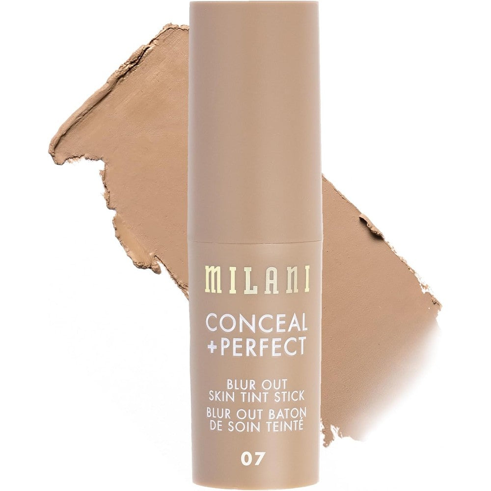 Milani Conceal Plus Perfect Blur Out Skin Tint Stick Light To Medium Neutral Shade 07 Buildable Coverage Tinted Moisturizer Stick