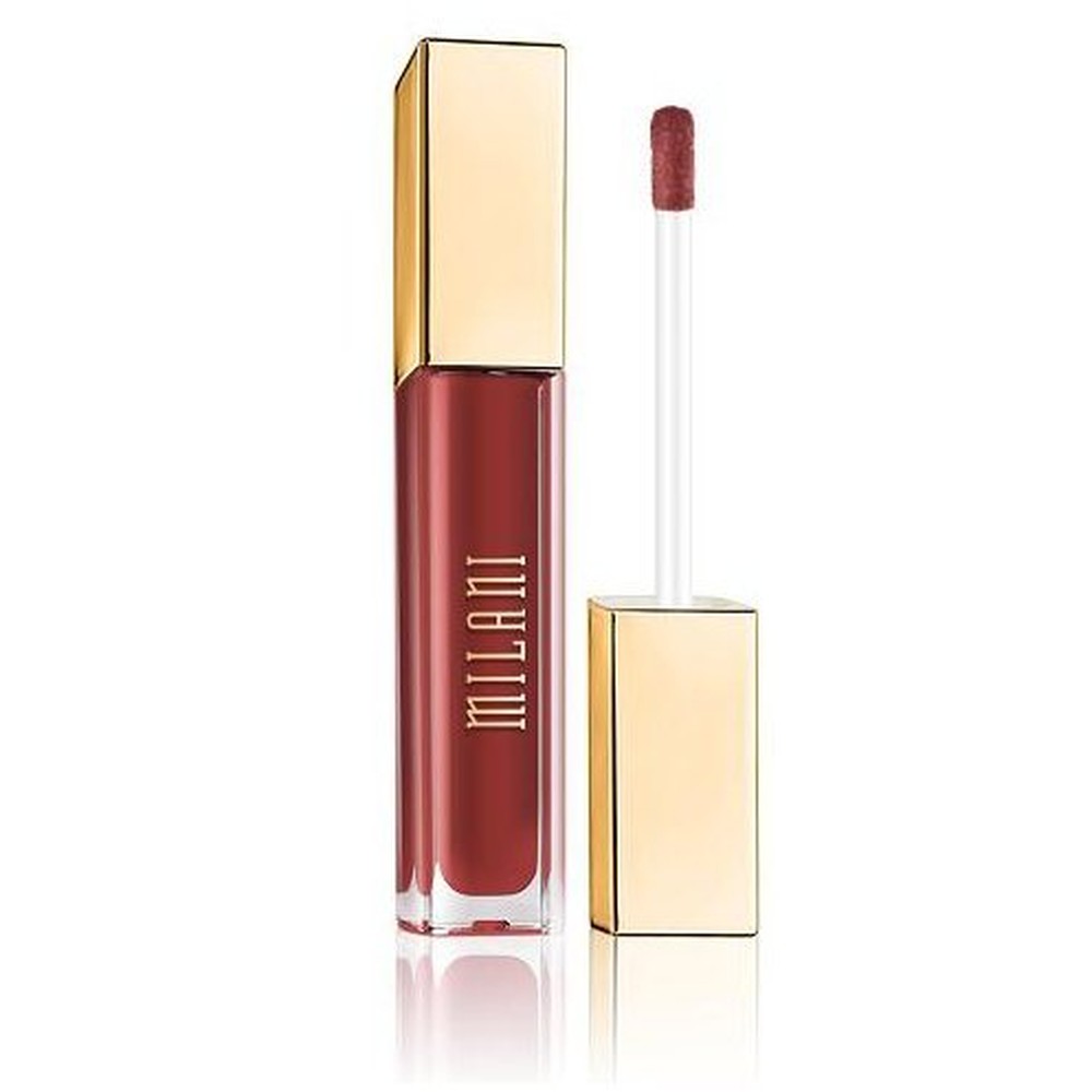 Milani Amore Matte Lip Crème Full Coverage Liquid Lipstick In Fierce Intense 48 Maroon Red 6 Grams