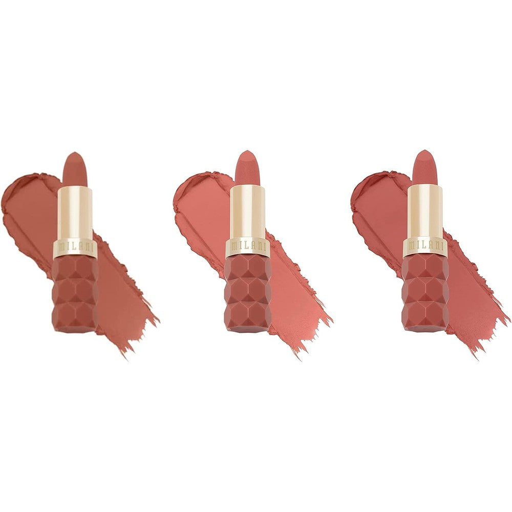 Milani Color Fetish Matte Lipstick 3 Pack Featuring Tease Pleasure And Secret Shades