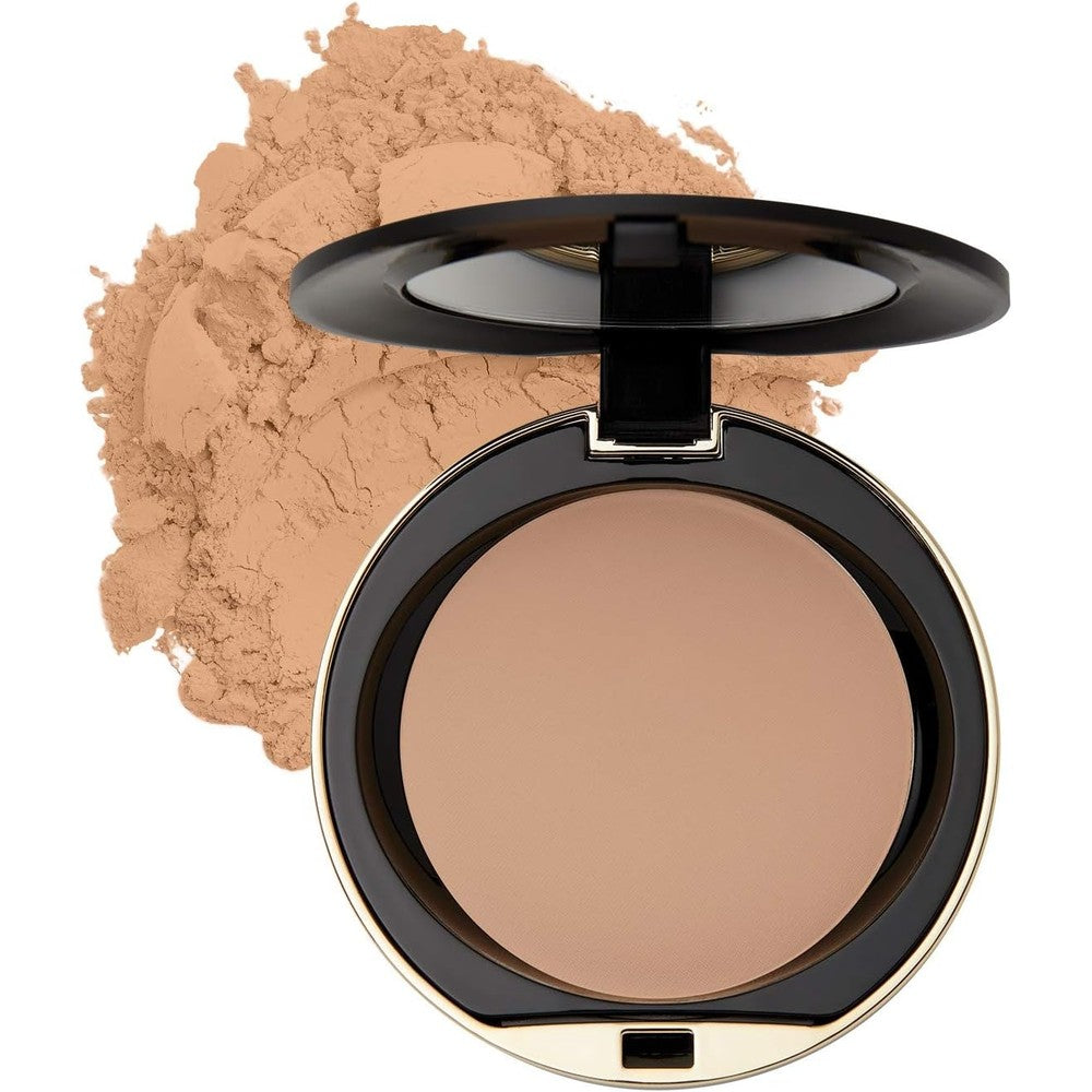 Milani Conceal And Perfect Shine Proof Face Powder In Natural Beige Matte Finish Oil Absorbing Pressed Powder For All Day Wear 0.42 Ounce