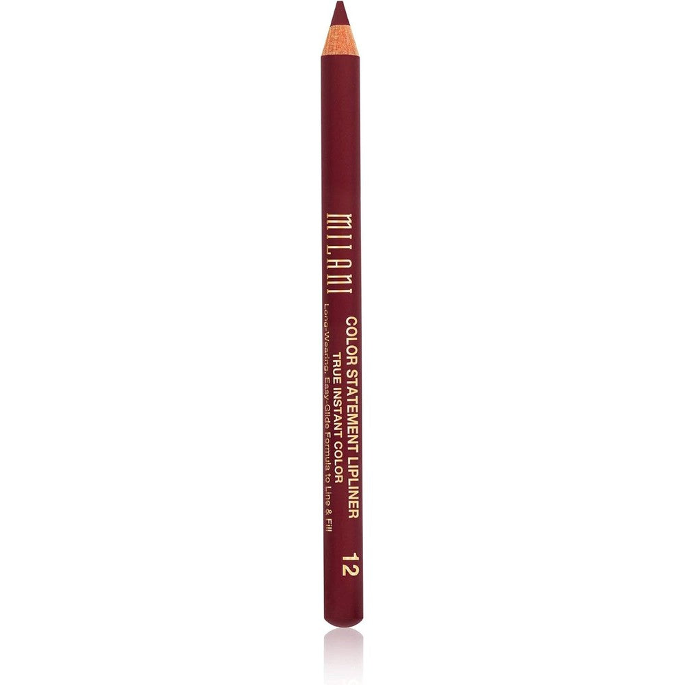 Milani Color Statement Lipliner Pencil In Bordeaux, Richly Pigmented Matte Finish Lip Pencil For Defined Shape And Full Coverage, 0.04 Ounce