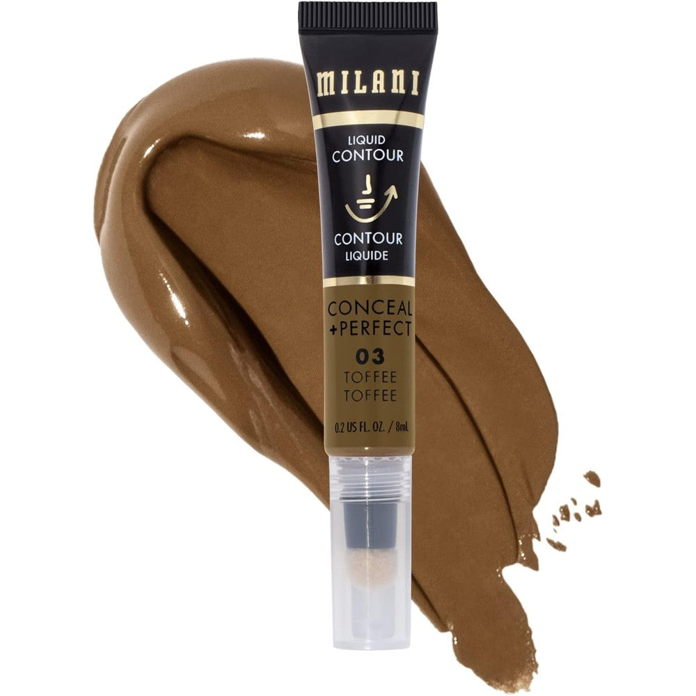 Milani Conceal Plus Perfect Liquid Contour For Added Definition Face Lift Collection Shade Toffee 8 Milliliters