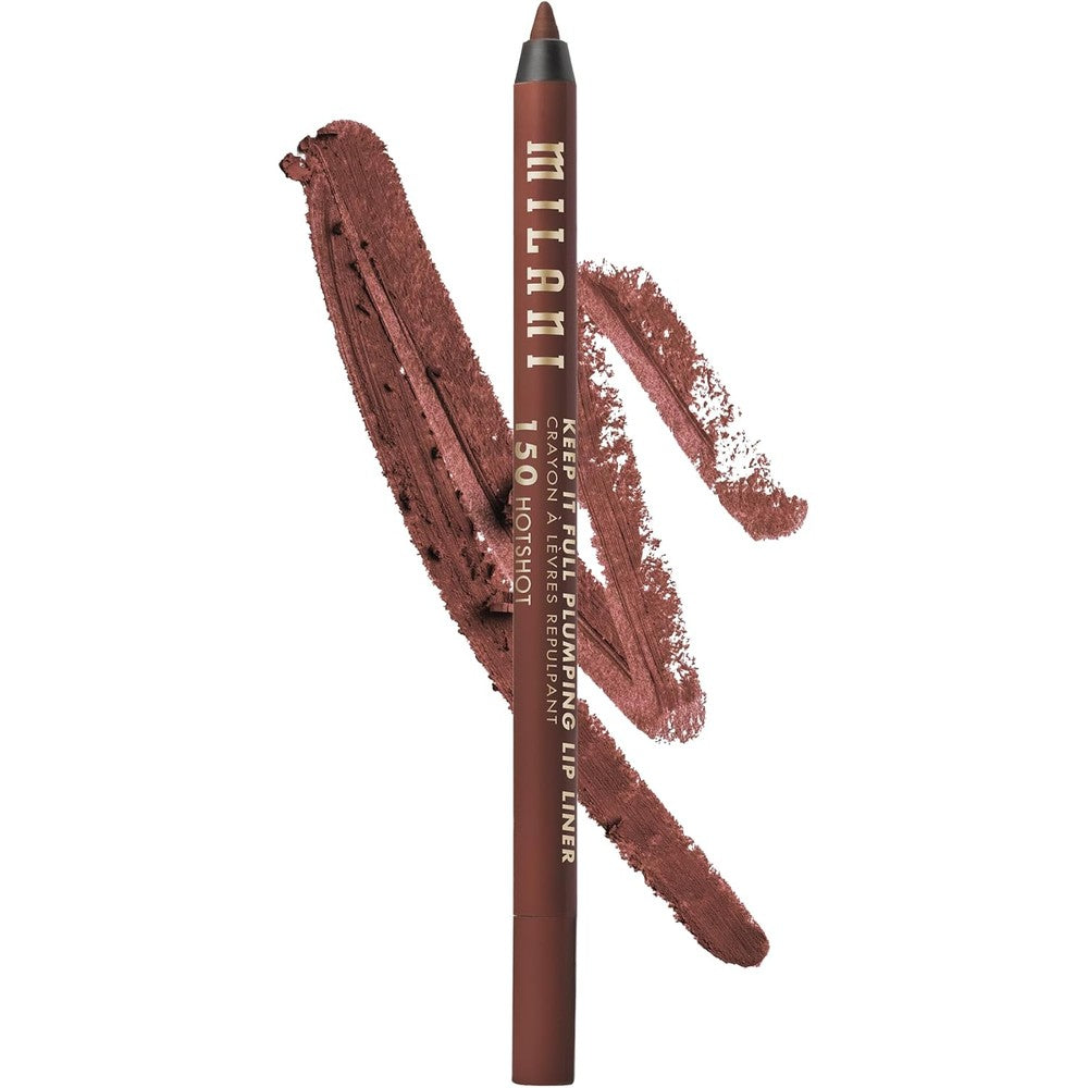 Milani Keep It Full Plumping Lip Liner Long Lasting Creamy Pencil For Visibly Fuller Lips 150 Hotshot 0.4 Grams