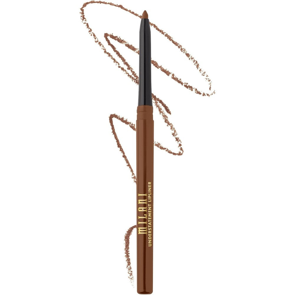 Milani Understatement Lipliner Pencil Highly Pigmented Retractable Soft Creamy Matte Lip Liner Makeup Saucy Toffee Zero Point Zero Twelve Ounce