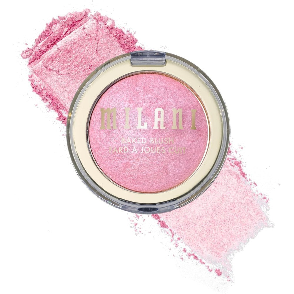 Milani Baked Blush Updated Powder Blush For Cheeks Cruelty Free Face Makeup In Pink Panna Cotta