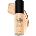 Milani Conceal And Perfect 2 In 1 Foundation And Concealer 00B Light 1 Fluid Ounce Liquid Formula For Flawless Complexion