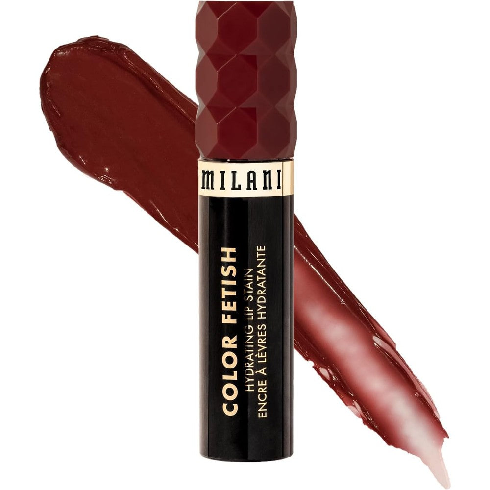 Milani Color Fetish Hydrating Lip Stain 120 Mahogany Mami front packaging