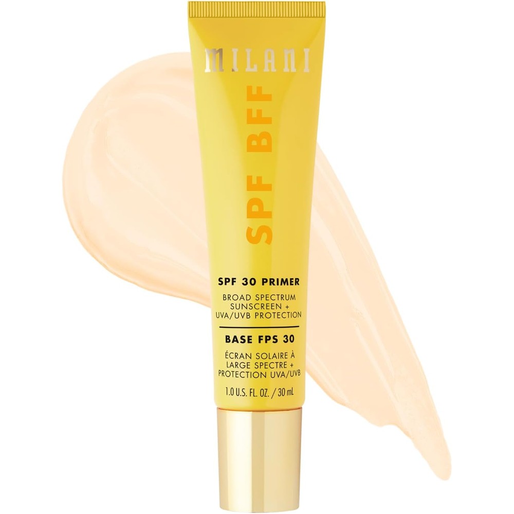 Milani SPF BFF Face Primer With Broad Spectrum Sunscreen SPF 30 UVA And UVB Protection 1.0 Fluid Ounce