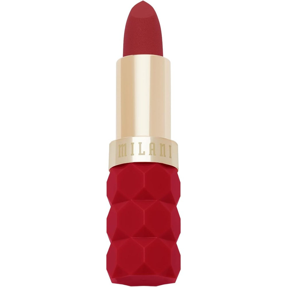 Milani Color Fetish Matte Lipstick Hydrating Velvet Finish Full Coverage Long Lasting Poppy 0.14 Ounce
