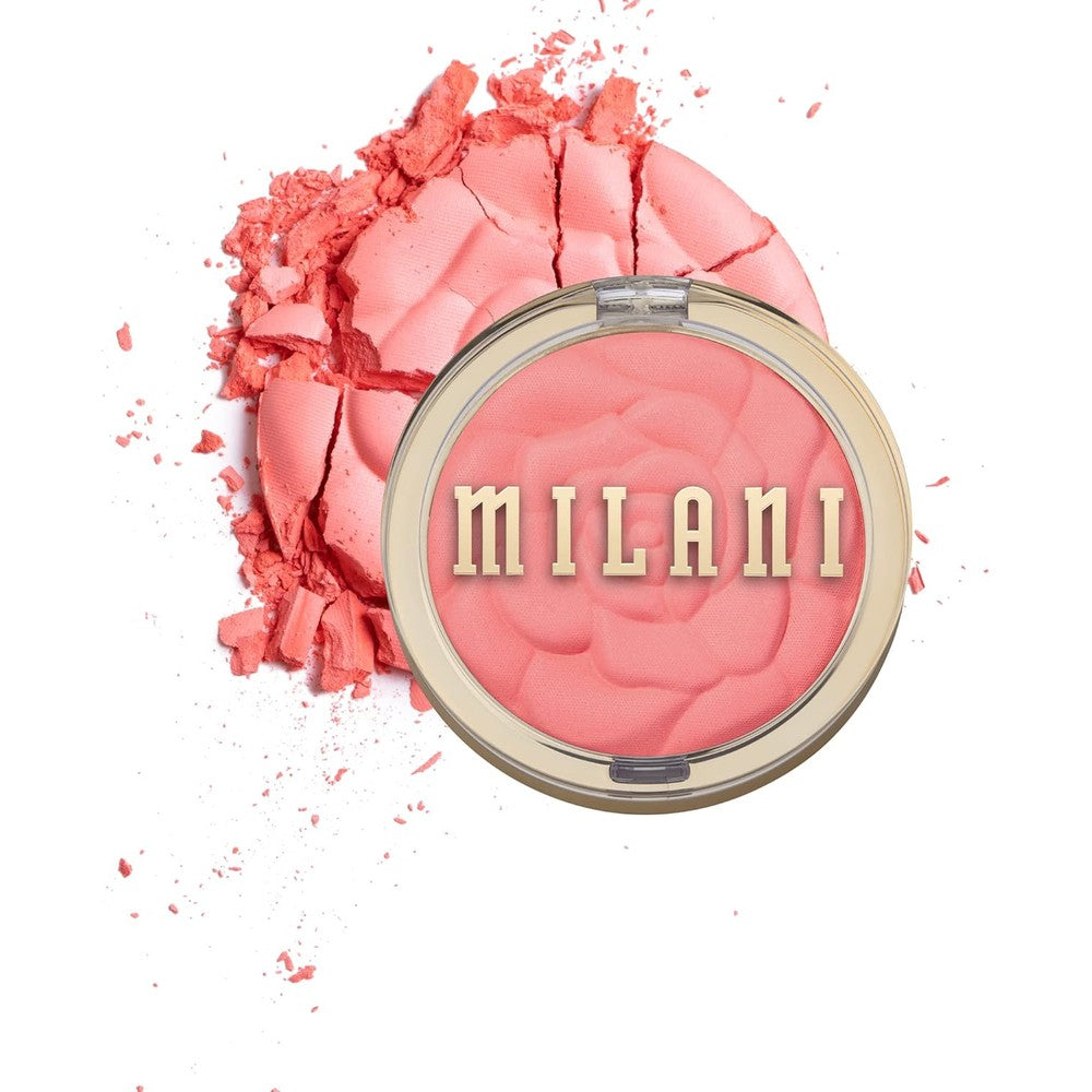 Milani Rose Powder Blush Coral Cove Matte Finish Face Makeup 17 Grams