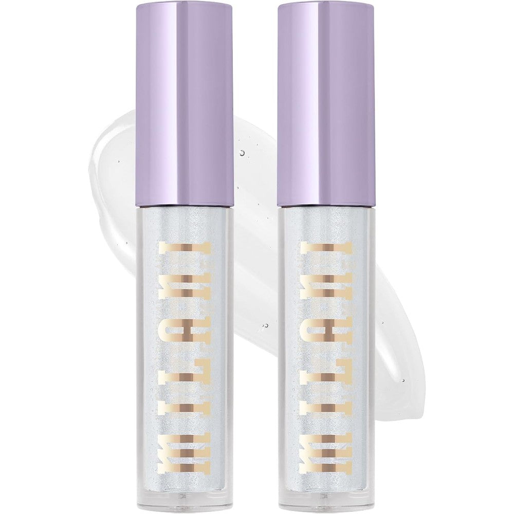 Milani Highly Rated Diamond Lip Gloss Clear High Shine Finish Volumizing Optical Lip Plumper With Hyaluronic Acid And Moisturizing Oils Pack Of 2