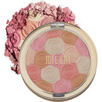 Milani Illuminating Face Powder Beauty's Touch Cruelty Free Highlighter Blush And Bronzer Multi Purpose Compact 0.35 Ounce