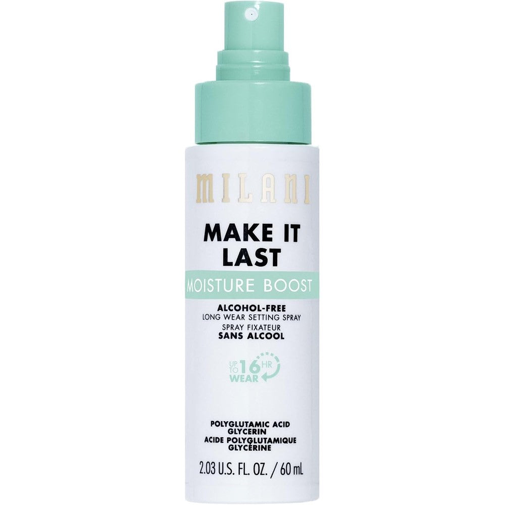 Milani Make It Last Moisture Boost Setting Spray Alcohol Free Waterproof Makeup Finishing Mist Hydrating And Soothing Formula 2.03 Fluid Ounces
