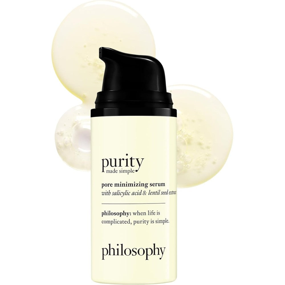 Philosophy Purity Made Simple Pore Minimizing Facial Serum With Salicylic Acid And Lentil Seed Extract 1 Fluid Ounce