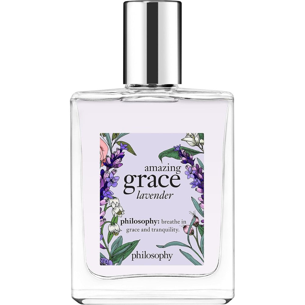 Philosophy Amazing Grace Lavender Eau De Toilette Delicate Enchanting Women Perfume With Berry And Musk Notes Two Fluid Ounces