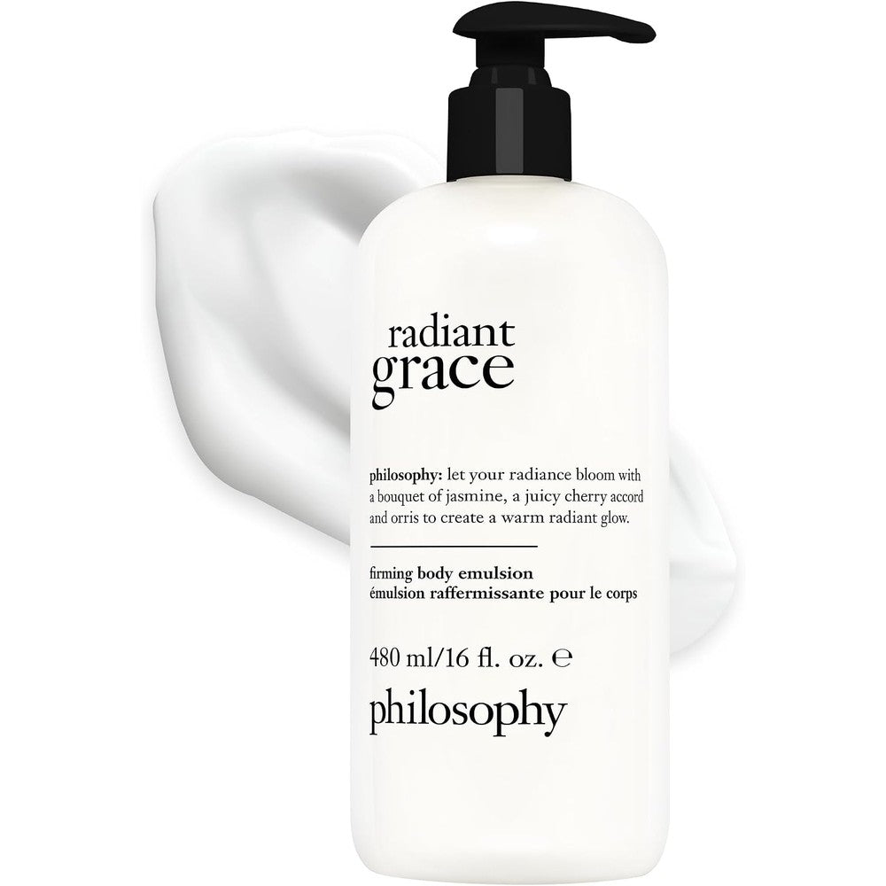 Philosophy Radiant Grace Firming Body Emulsion Luxury Scented Body Lotion With Shea Butter For Hydration 16 Fluid Ounces