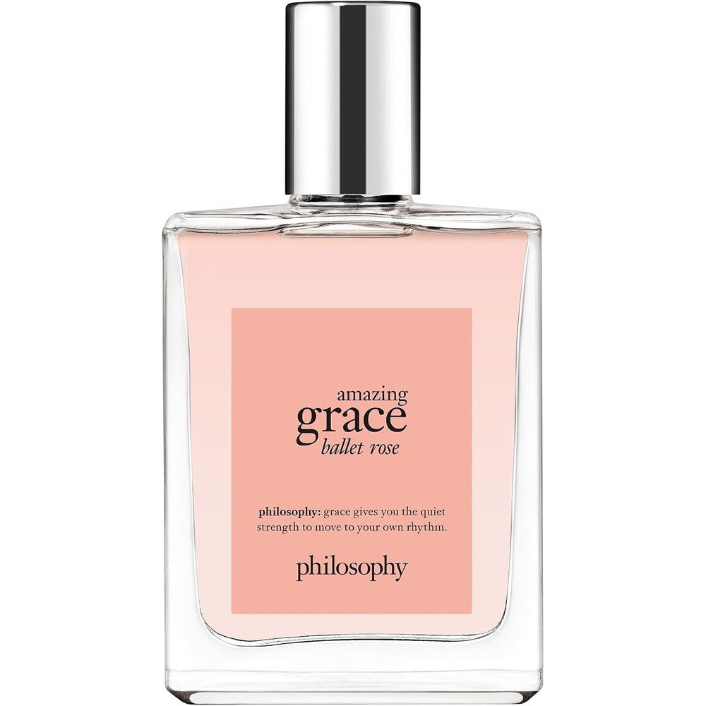 Philosophy Amazing Grace Ballet Rose Eau De Toilette For Women Dreamy Floral Musk Fragrance 2 Fluid Ounces