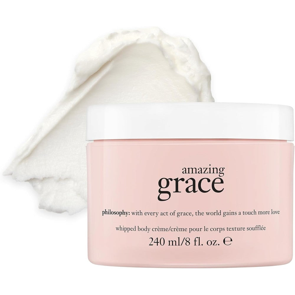 Philosophy Amazing Grace Whipped Body Creme Luxury Scented Body Lotion With Shea Butter For All Skin Types 8 Ounce