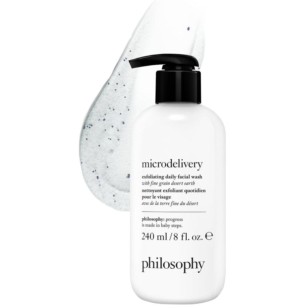 Philosophy Microdelivery Exfoliating Daily Facial Wash With Desert Earth And Amino Acids For Smooth Skin Texture 8 Fluid Ounces