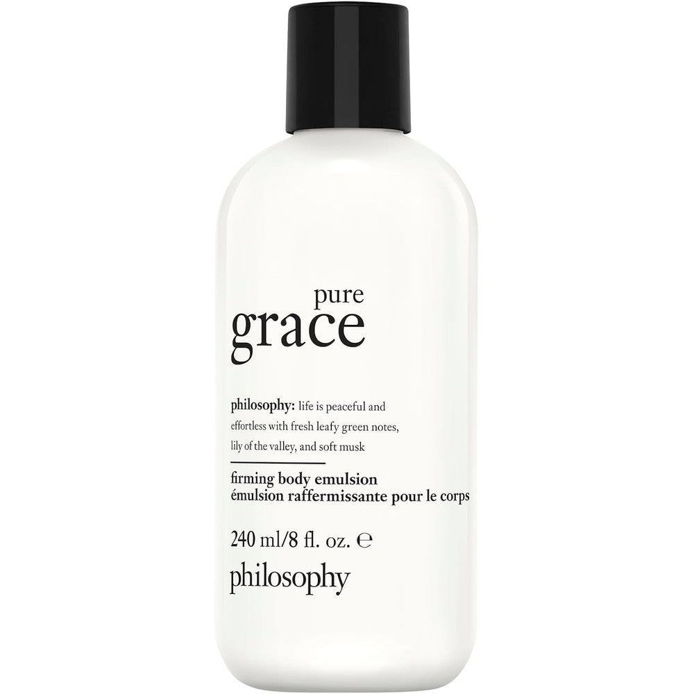 Philosophy Pure Grace Firming Body Emulsion Luxury Scented Body Lotion With Shea Butter And Natural Oils For Hydration 240 Milliliters