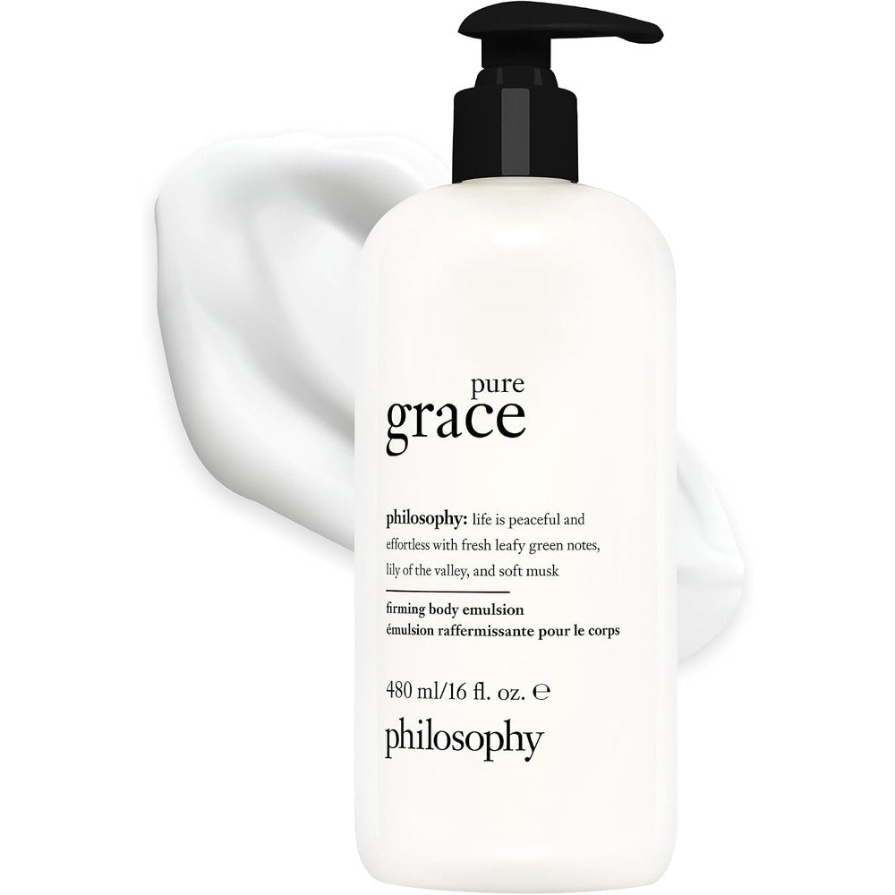 Philosophy Pure Grace Firming Body Emulsion Luxury Scented Daily Moisturizing Body Lotion With Shea Butter And Vitamin E Sixteen Fluid Ounce