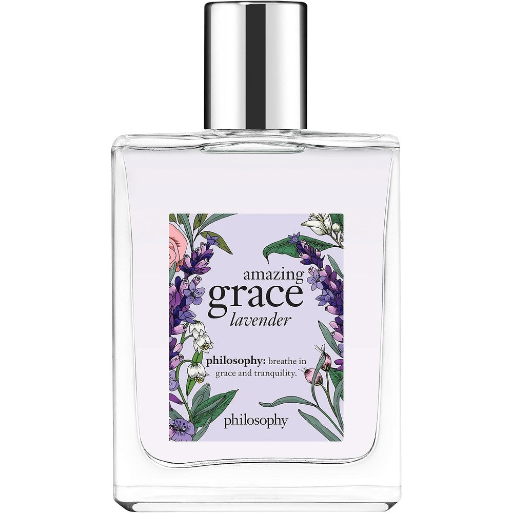 Philosophy Amazing Grace Lavender Eau De Toilette Delicate Women's Fragrance With Berry And Musk Notes 4 Fluid Ounce