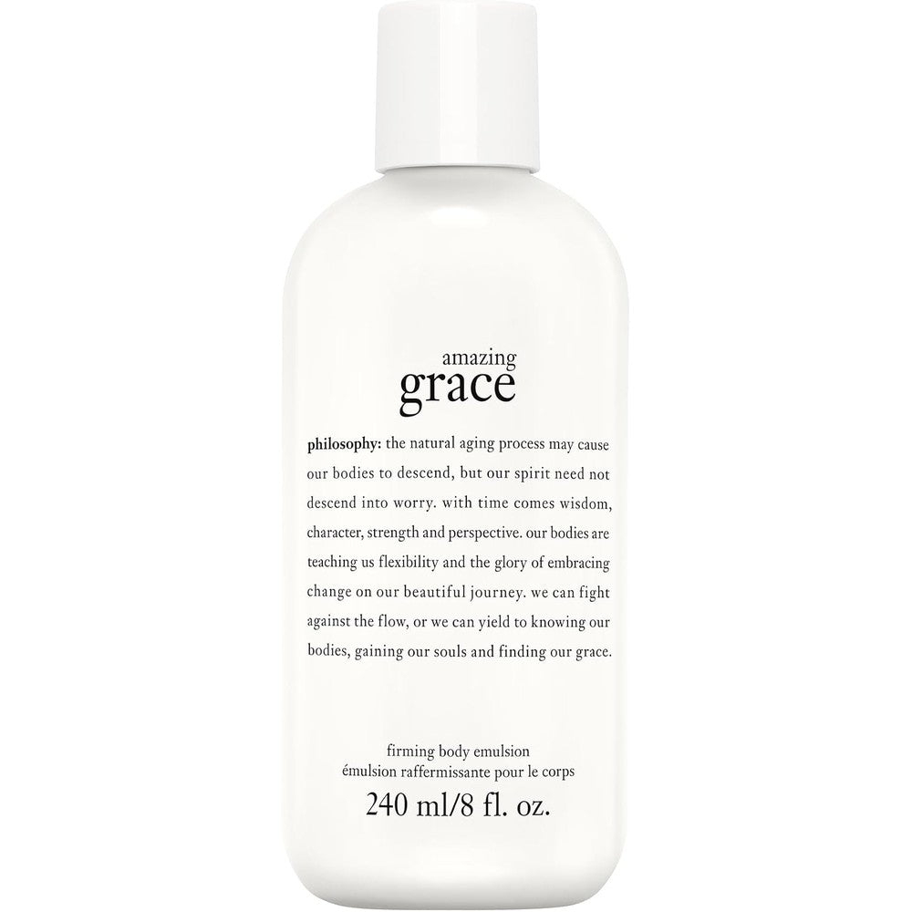 Philosophy Amazing Grace Firming Body Emulsion Luxury Scented Lotion With Shea Butter For Hydration And Smooth Skin 8 Ounce