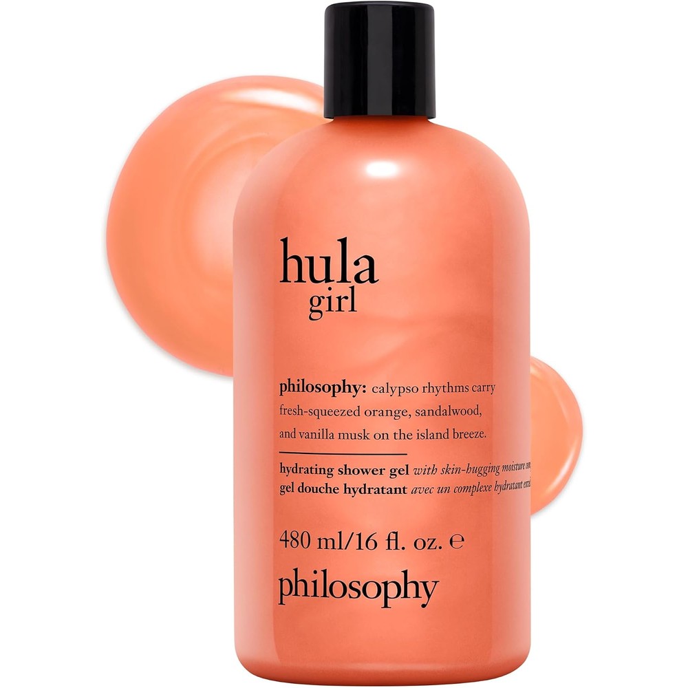 Philosophy Hula Girl Scent-Sational Hydrating Bath And Shower Gel For Dry Skin, Vegan Formula, 16 Fluid Ounces
