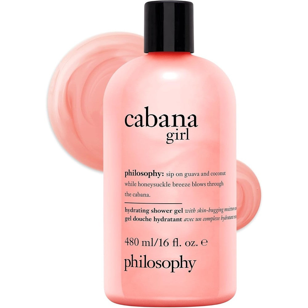 Philosophy Cabana Girl Scent-Sational Hydrating Bath And Shower Gel, Multipurpose Body Wash And Bubble Bath, 16 Fluid Ounce