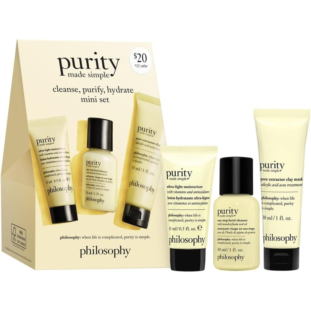 Philosophy Purity Made Simple One Step Facial Cleanser With Meadowfoam Seed Oil For Gentle Makeup Removal And Pore Purification