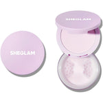 SHEGLAM Insta Ready Face And Under Eye Setting Powder Duo Waterproof Brightening Makeup Setting Powder Taro Fourteen Grams