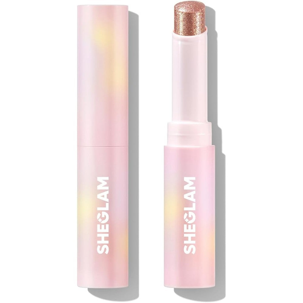 SHEGLAM Crystal Jelly Glaze Stick Eye Shadow Stick Eyeliner Brightener Pencil Crayon With Brush Long Lasting Shimmer Aura Blitz 3 Grams