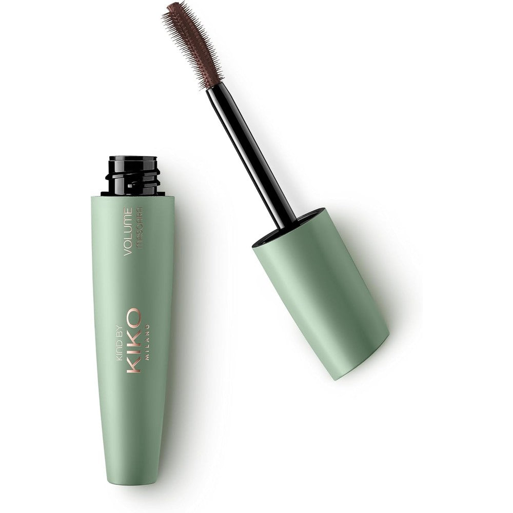 KIKO Milano Kind By KIKO Volume Mascara 02 Deep Soul Brown Sustainable Vegan Volumising Mascara Enriched With Rose Water And Pomegranate Extract 11 ml