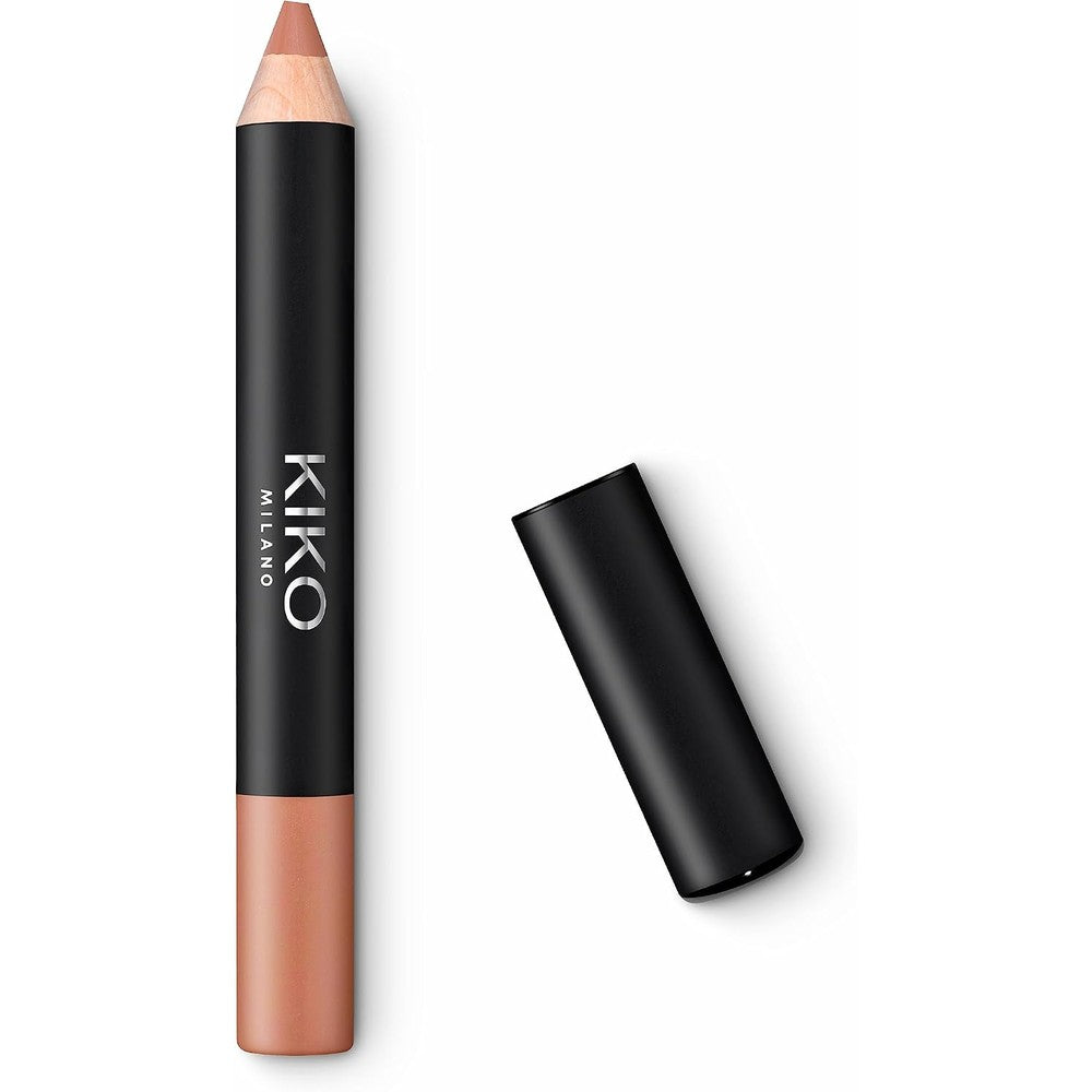 KIKO Milano Smart Fusion Matte Lip Crayon 01 Light Hazelnut Creamy Long Lasting Hydrating Lip Pencil Formulated With Jojoba Oil 1.6 Grams