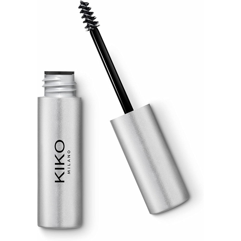 Kiko Milano Eyebrow Designer Gel Mascara Transparent Eyebrow Fixing Gel With Satin Finish Precision Micro Brush Long Lasting Hold 4.6 Milliliter