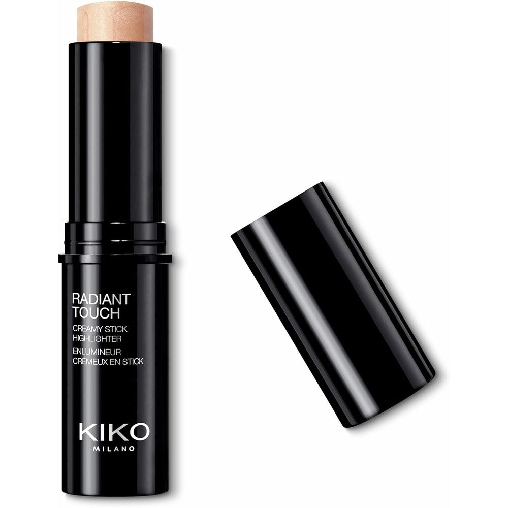 KIKO Milano Radiant Touch Creamy Stick Highlighter For Face And Body Enriched With Jojoba Oil 100 Gold 10 Grams