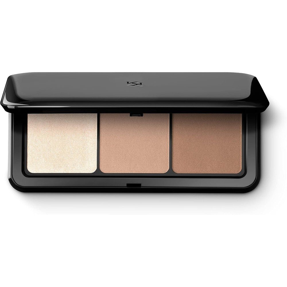Kiko Milano Contour Obsession Palette With Two Sculpting Powders And One Highlighter For A Flawless Defined Look
